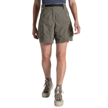 Load image into Gallery viewer, Craghoppers Women's Nosilife Medina UPF50 Cargo Shorts (Wild Olive)
