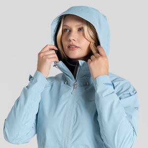Craghoppers Women's Bronte Waterproof Jacket (Sky Blue)