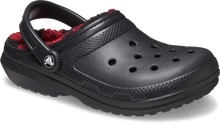 Load image into Gallery viewer, Crocs Classic Lined Buff Checked Clogs (Black)
