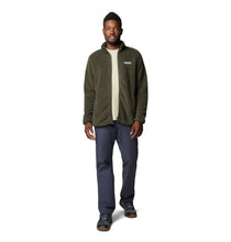 Load image into Gallery viewer, Columbia Men&#39;s Rugged Ridge III Sherpa Full Zip Fleece (Greenscape)
