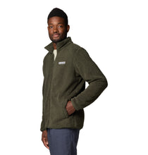 Load image into Gallery viewer, Columbia Men&#39;s Rugged Ridge III Sherpa Full Zip Fleece (Greenscape)
