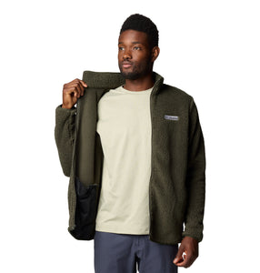 Columbia Men's Rugged Ridge III Sherpa Full Zip Fleece (Greenscape)