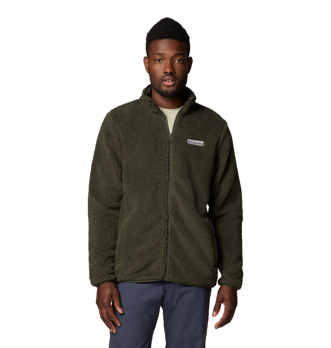 Columbia Men's Rugged Ridge III Sherpa Full Zip Fleece (Greenscape)