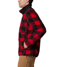 Load image into Gallery viewer, Columbia Men&#39;s Winter Pass II Printed Full Zip Fleece (Mountain Red Check)
