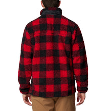 Load image into Gallery viewer, Columbia Men&#39;s Winter Pass II Printed Full Zip Fleece (Mountain Red Check)
