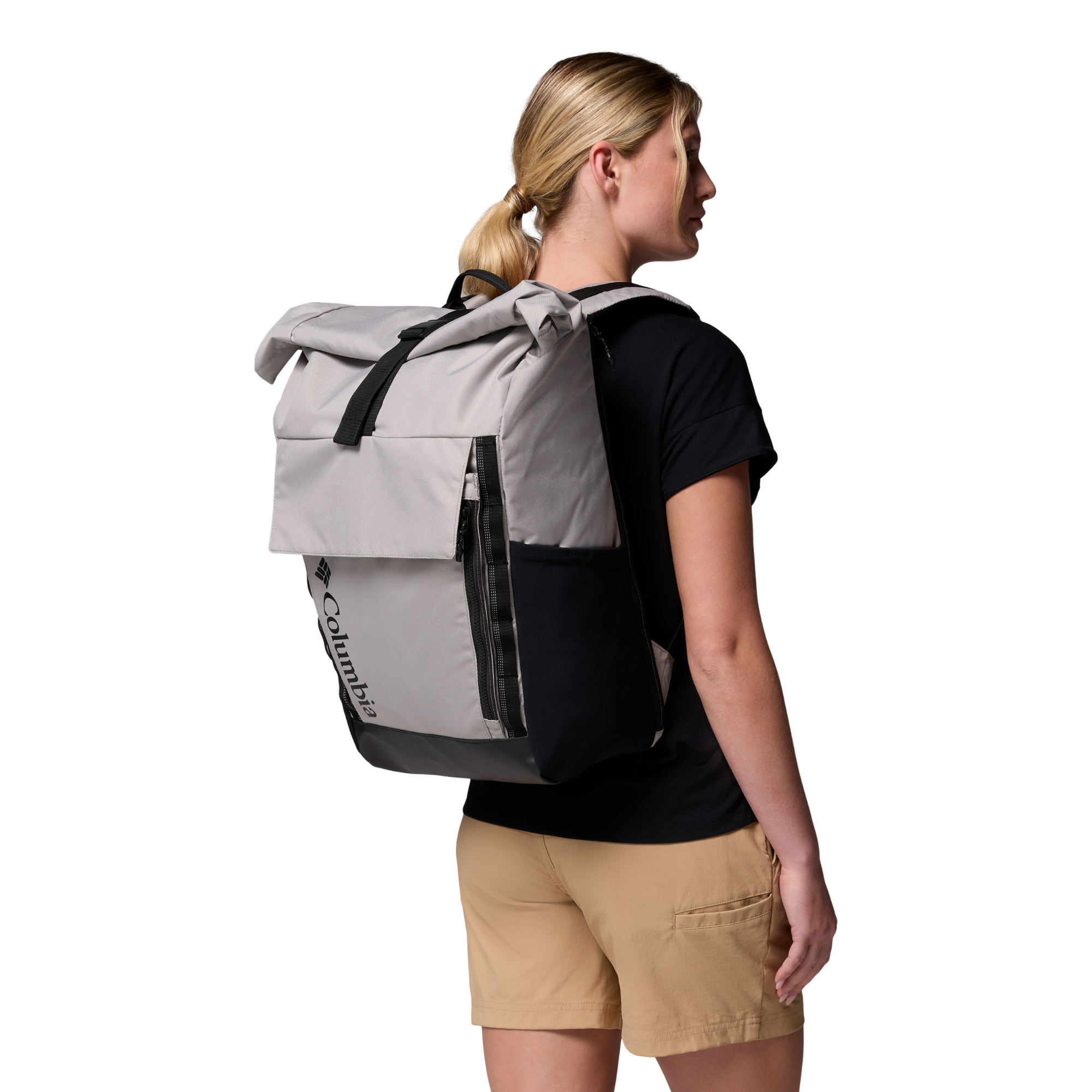 Columbia Convey III 27L Rolltop Backpack (Flint Grey/Black)