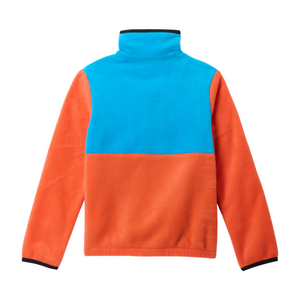 Columbia Kids Back Bowl II Full Zip Fleece (Zing/Compass Blue/Black)(Ages 6-18)