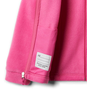 Columbia Kids Benton Springs Full Zip Fleece (Pink Ice)(Ages 6-18)