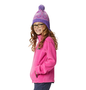 Columbia Kids Benton Springs Full Zip Fleece (Pink Ice)(Ages 6-18)