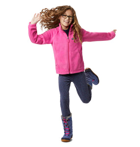 Columbia Kids Benton Springs Full Zip Fleece (Pink Ice)(Ages 6-18)