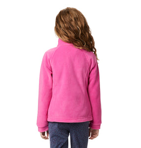 Columbia Kids Benton Springs Full Zip Fleece (Pink Ice)(Ages 6-18)