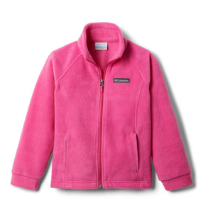 Columbia Kids Benton Springs Full Zip Fleece (Pink Ice)(Ages 6-18)