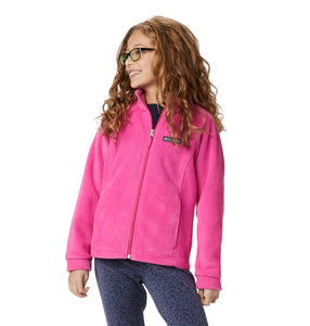 Columbia Kids Benton Springs Full Zip Fleece (Pink Ice)(Ages 6-18)