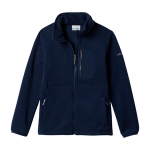 Columbia Kids Fast Trek IV Full Zip Fleece (Collegiate Navy)(Ages 4-18)