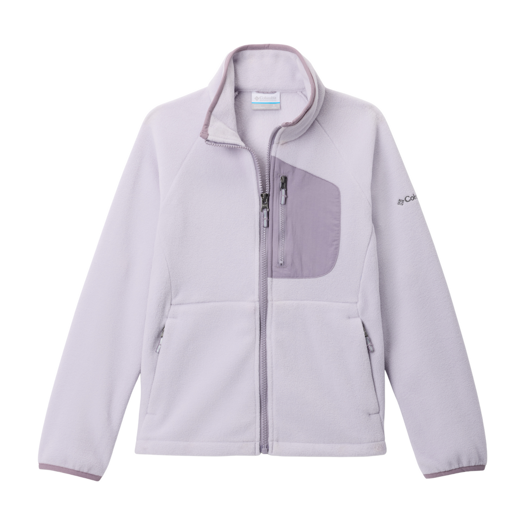 Columbia Kids Fast Trek IV Full Zip Fleece (Lavender Pearl)(Ages 4-18)