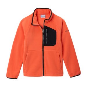 Columbia Kids Fast Trek IV Full Zip Fleece (Zing/Black)(Ages 4-18)