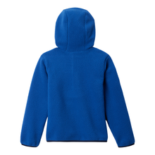 Load image into Gallery viewer, Columbia Kids Helvetia Half Snap Hooded Fleece (Mountain Blue Whisper)(Ages 4-18)
