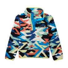 Load image into Gallery viewer, Columbia Kids Helvetia II Printed Half Snap Fleece (Compass Blue Reflections/ Compass Blue)(Ages 4-18)
