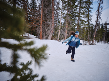 Load image into Gallery viewer, Columbia Kids Helvetia II Printed Half Snap Fleece (Crushed Blue Sisters/Everblue)(Ages 4-18)
