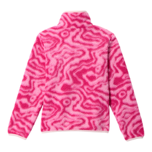 Load image into Gallery viewer, Columbia Kids Helvetia II Printed Half Snap Fleece (Guava Pink Topoglitch/Guava Pink)
