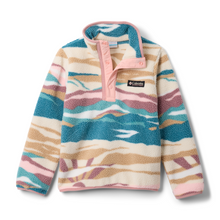 Load image into Gallery viewer, Columbia Kids Helvetia II Printed Half Snap Fleece (River Blue Rogue Valley)(Ages 4-18)
