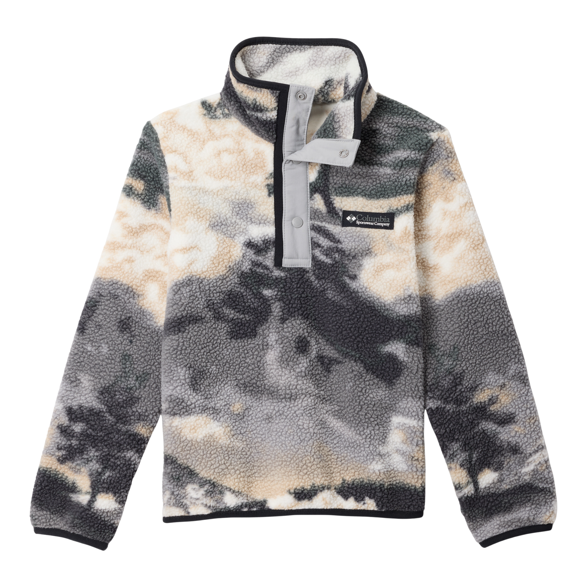Columbia Kids Helvetia II Printed Half Snap Fleece (Shark Dreaming/Columbia Grey)