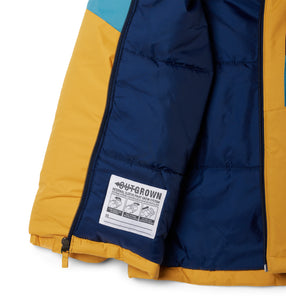Columbia Kids Lightning Lift II Waterproof Ski Jacket (Raw Honey/Collegiate Navy)(Ages 8-18)