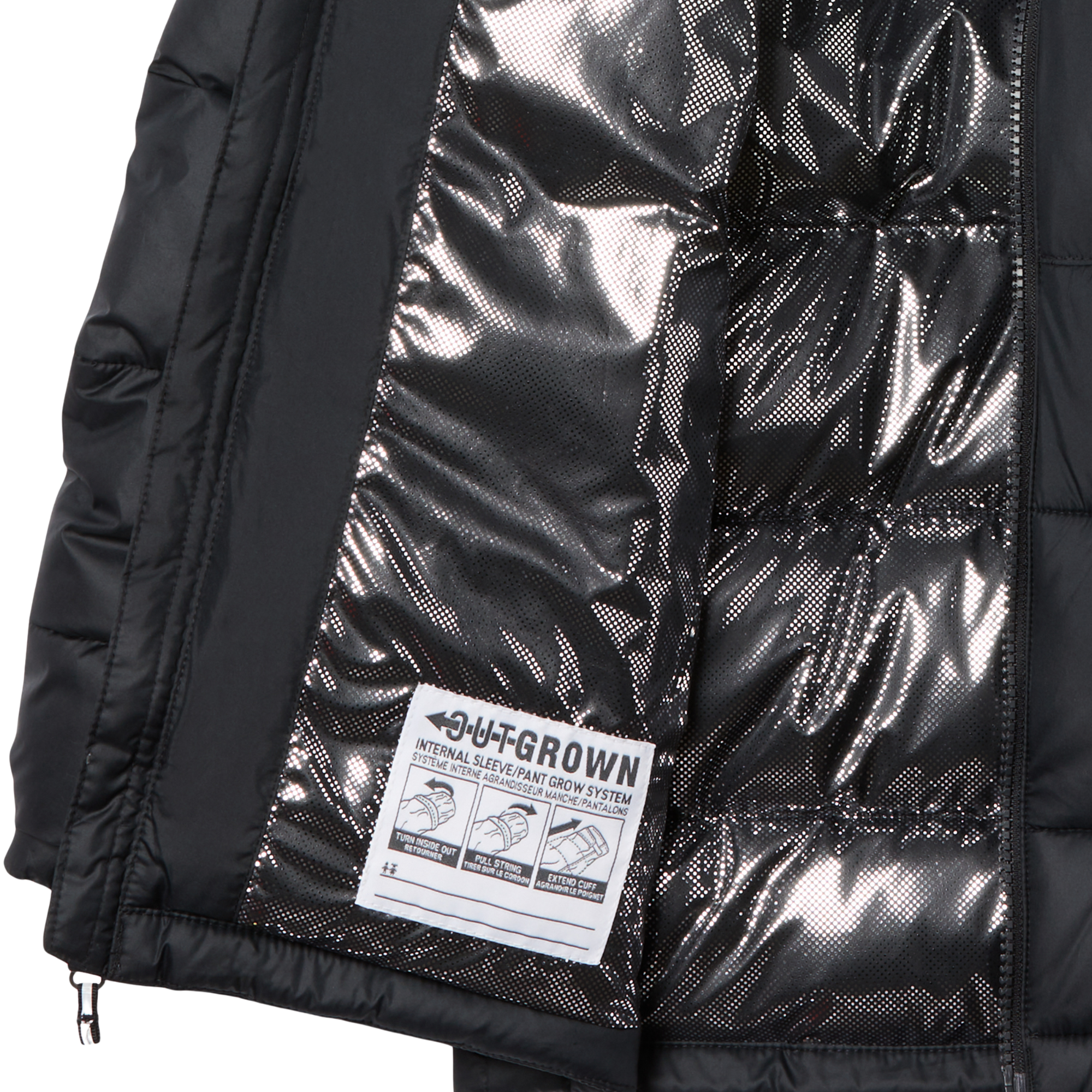 Columbia Kids Pike Lake II Hooded Insulated Jacket Black 010 2050351