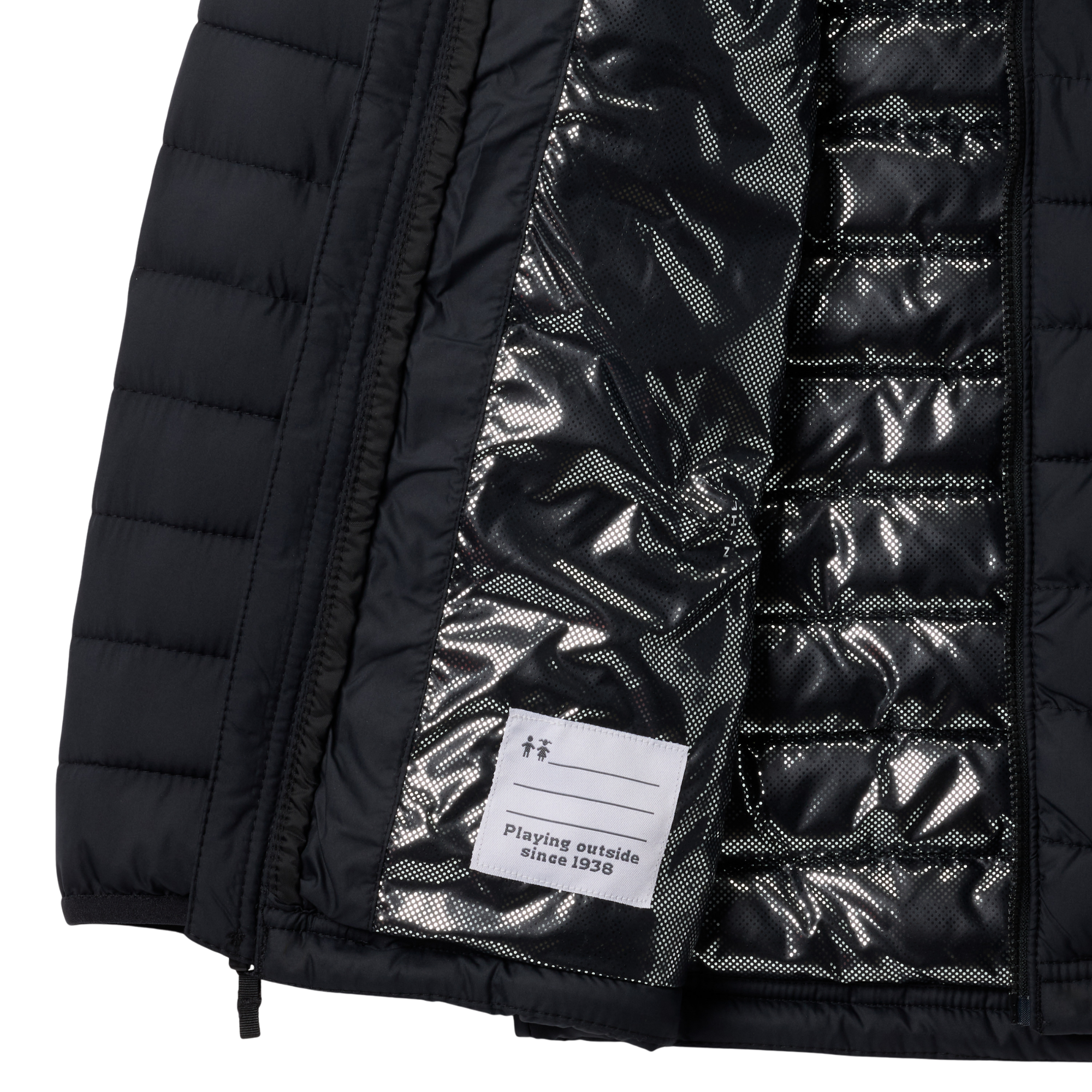 Columbia Kids Powder Lite II Hooded Insulated Jacket Black 010 2090023