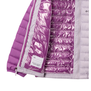 Columbia Kids Powder Lite II Hooded Insulated Jacket (Lavender Pearl)(Ages 4-18)
