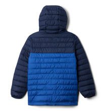 Load image into Gallery viewer, Columbia Kids Powder Lite II Hooded Insulated Jacket (Mountain Blue)(Ages 4-18)
