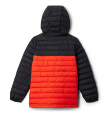 Load image into Gallery viewer, Columbia Kids Powder Lite II Hooded Insulated Jacket (Spicy/Black)(Ages 6-18)
