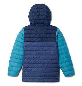 Columbia Kids Powder Lite Omni-Heat Hooded Insulated Jacket (Dark Mountain)(Ages 4-18)
