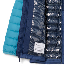 Load image into Gallery viewer, Columbia Kids Powder Lite Omni-Heat Hooded Insulated Jacket (Dark Mountain)(Ages 4-18)
