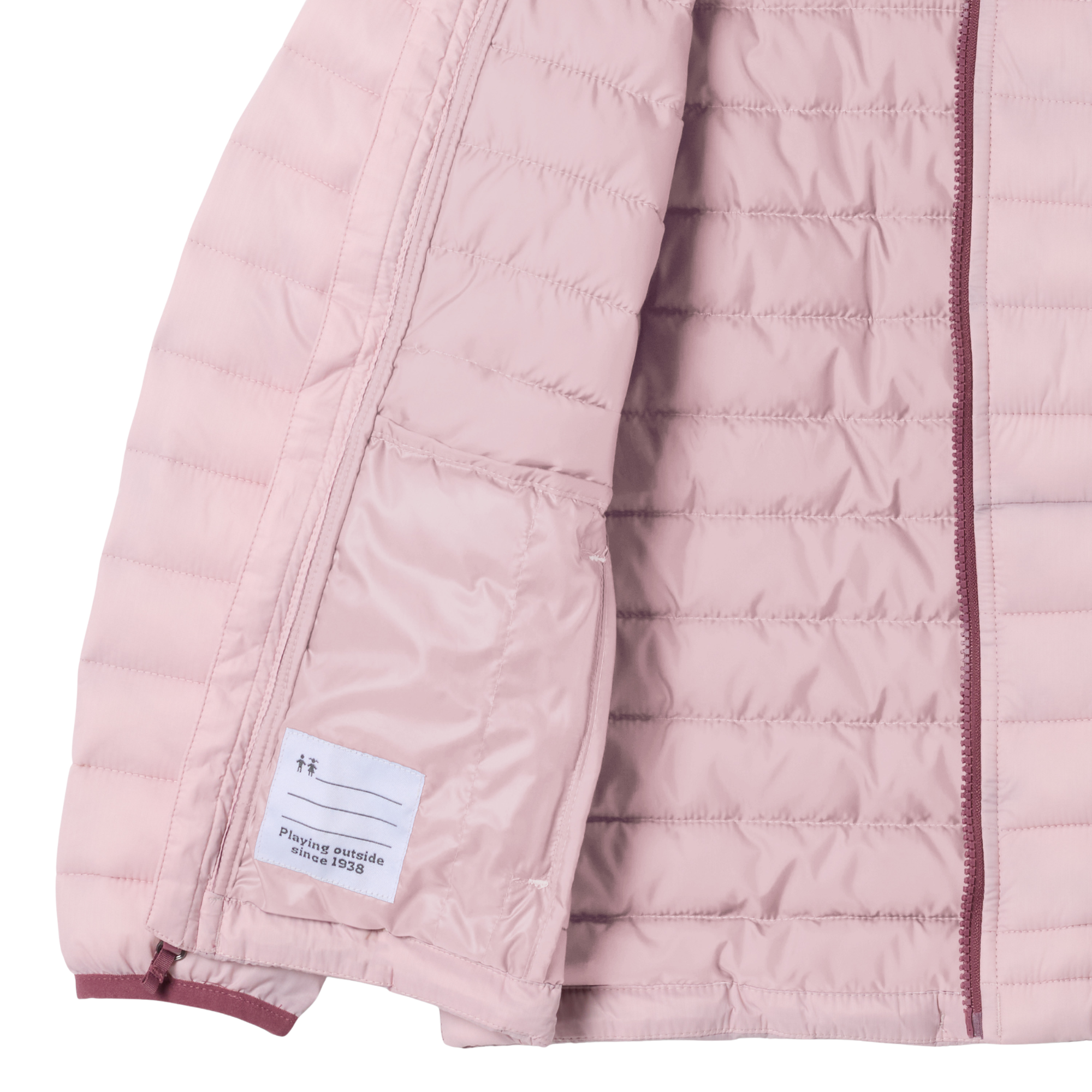 Columbia Kids Powder Pass Hooded Insulated Jacket Mineral Pink 618 2154871
