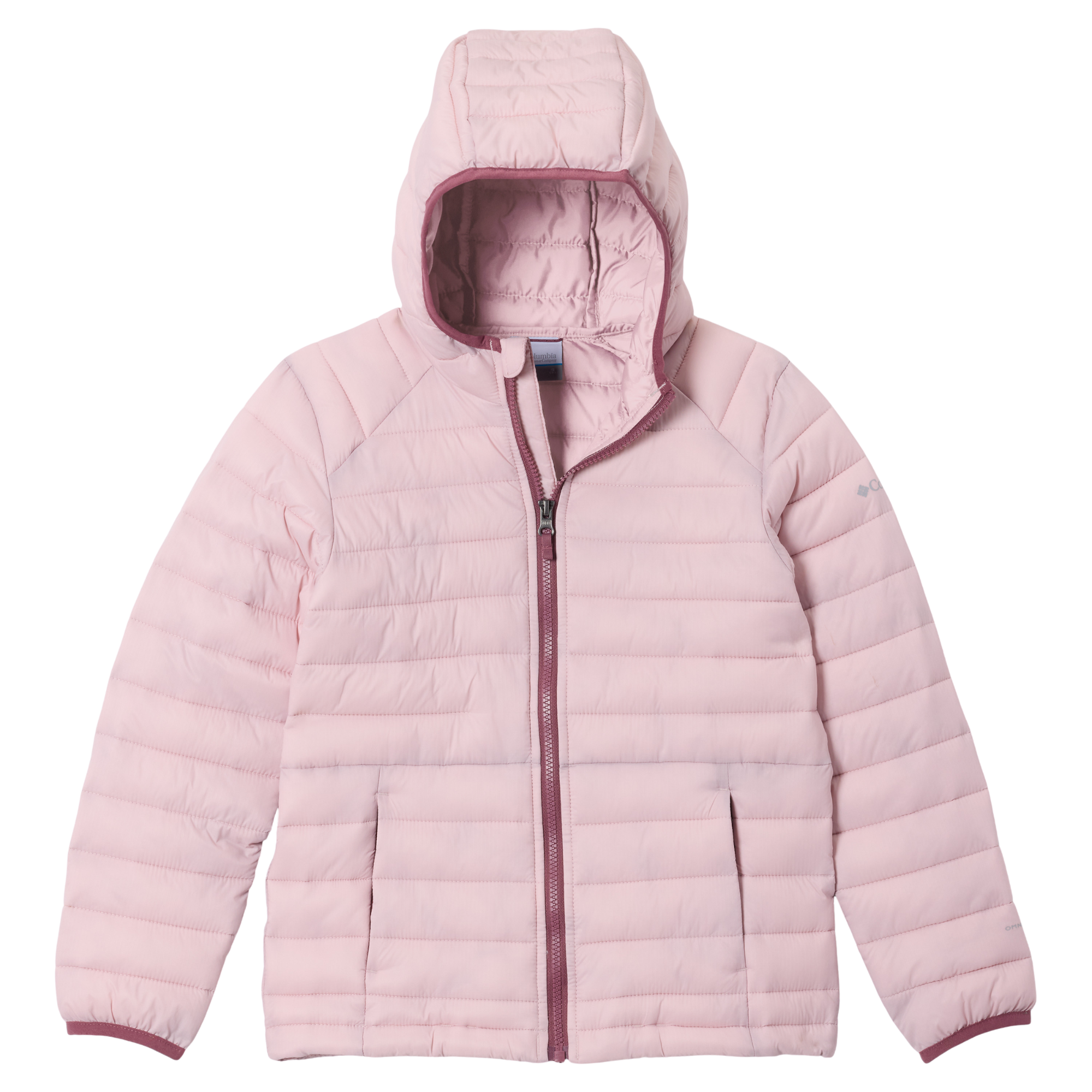 Columbia Kids Powder Pass Hooded Insulated Jacket Mineral Pink 618 2154871