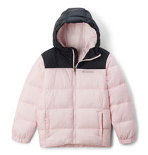 Load image into Gallery viewer, Columbia Kids Puffect Hooded Insulated Puffer Jacket (Satin Pink/Black)(Ages 8-18)
