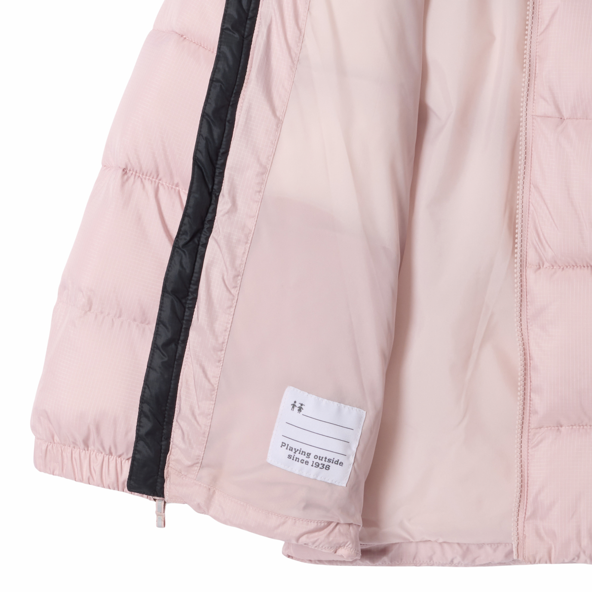 Columbia Kids Puffect II Insulated Hooded Puffer Jacket Mineral Pink Black 618 2096272