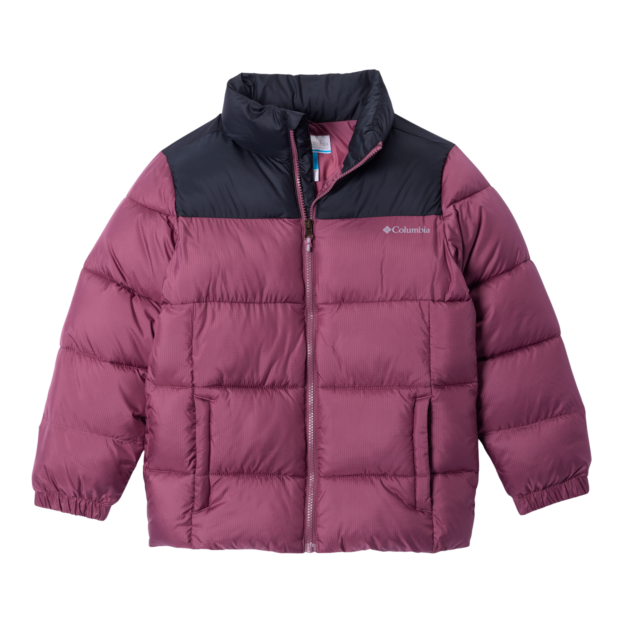 Columbia Kids Puffect II Insulated Puffer Jacket Antique Mauve Black 552 2089992