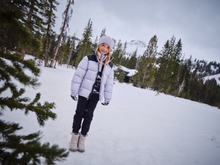 Load image into Gallery viewer, Columbia Kids Puffect II Insulated Puffer Jacket (Lavender Pearl/Black)(Ages 8-18)
