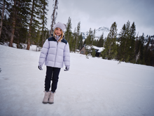 Load image into Gallery viewer, Columbia Kids Puffect II Insulated Puffer Jacket (Lavender Pearl/Black)(Ages 8-18)
