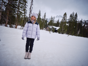 Columbia Kids Puffect II Insulated Puffer Jacket (Lavender Pearl/Black)(Ages 8-18)