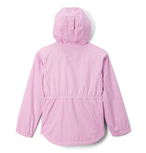 Load image into Gallery viewer, Columbia Kids Rainy Trails Fleece Lined Waterproof Jacket (Cosmos/Pink Dawn)(Ages 4-18)
