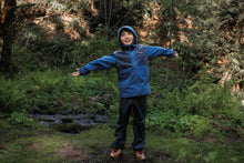 Load image into Gallery viewer, Columbia Kids Rainy Trails II Fleece Lined Waterproof Jacket (Mountain Blue)(Ages 4-18)
