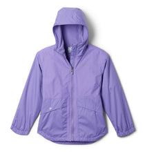 Load image into Gallery viewer, Columbia Kids Rainy Trails II Fleece Lined Waterproof Jacket (Paisley Purple)
