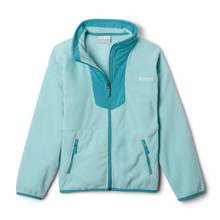 Load image into Gallery viewer, Columbia Kids Sequoia Grove Full Zip Fleece (Spray/Teal)(Ages 4-18)
