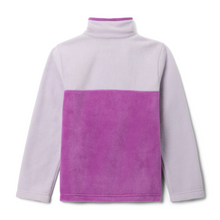 Load image into Gallery viewer, Columbia Kids Steens Mountain II Quarter Snap Fleece (Razzle/Lavender Pearl)(Ages 4-18)
