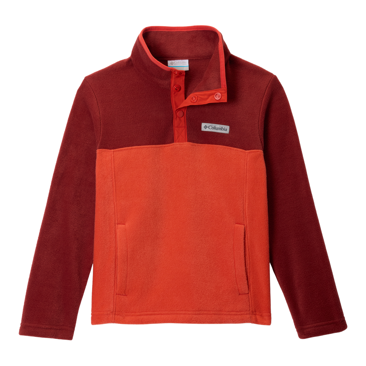 Columbia Kids Steens Mountain II Quarter Snap Fleece Super Sonic Red Oxide 845 2087881