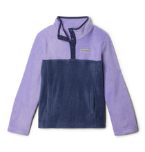 Load image into Gallery viewer, Columbia Kids Steens Mountain Quarter Snap Fleece Top (Nocturnal/Pais)
