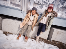 Load image into Gallery viewer, Columbia Kids Helvetia II Sherpa Half Snap Fleece Top (Dark Stone/Stone Green)(Ages 4-18)
